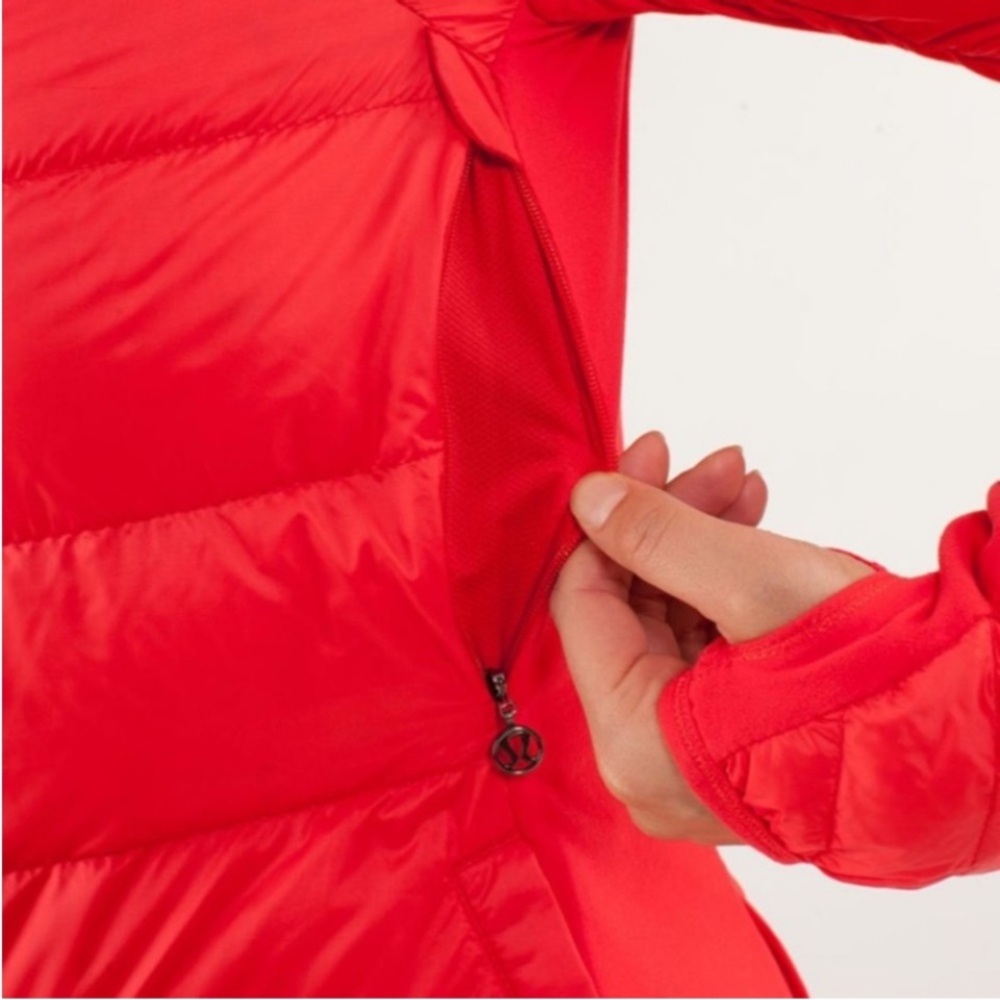 RELISTED.  NWT Lululemon RUN: What The Fluff Jacket Love Red 8 - Picture 6 of 15